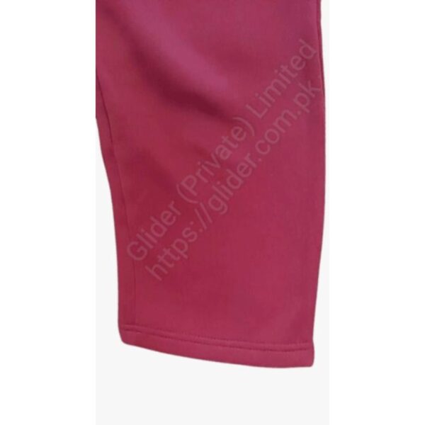 Maroon Fleece Trousers For Men - Image 3
