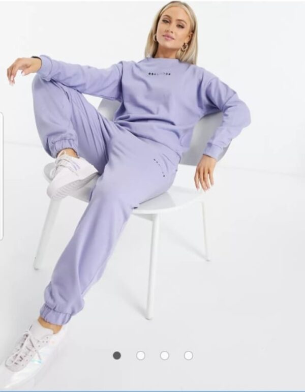 Blue Fleece Tracksuits For Women - Image 2