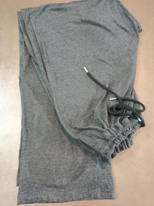 Charcoal Jersey Trousers For Men - Image 9