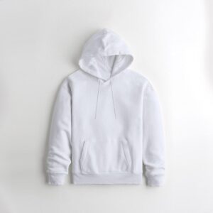 White Fleece Hoodies For Men