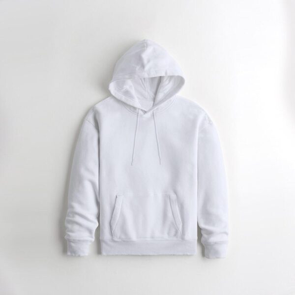White Fleece Hoodies For Men