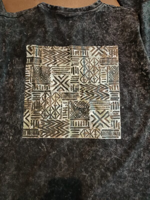 Acid Wash Oversized T-Shirt – DTF Back Print | Streetwear Cotton Tee - Image 5