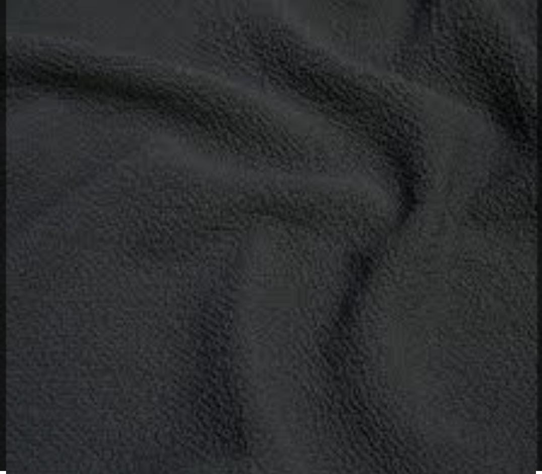 Premium Black Fleece Fabric – Factory Outlet Sale - Image 4